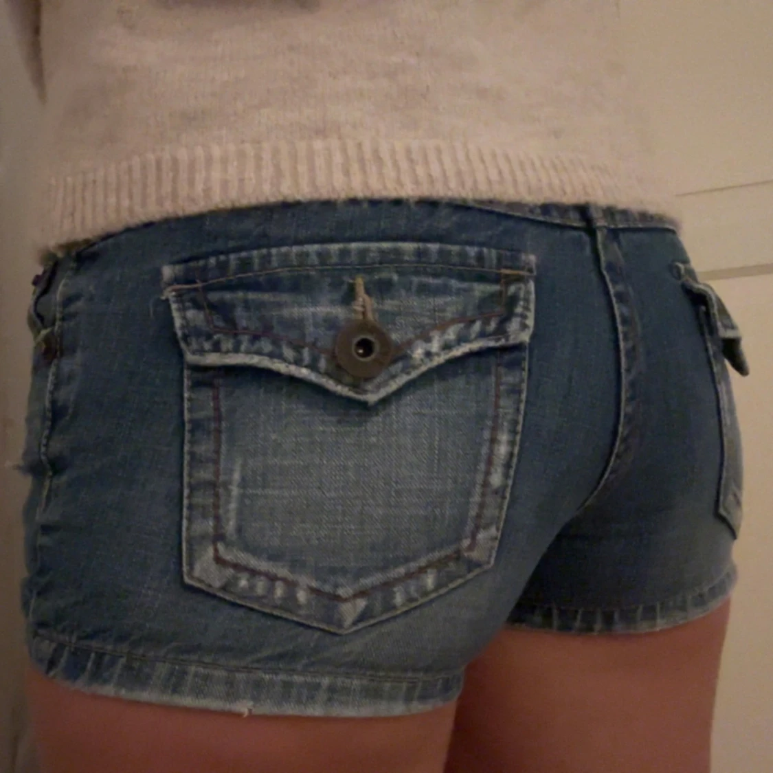 Blå jeansshorts från Zippylugg - 2