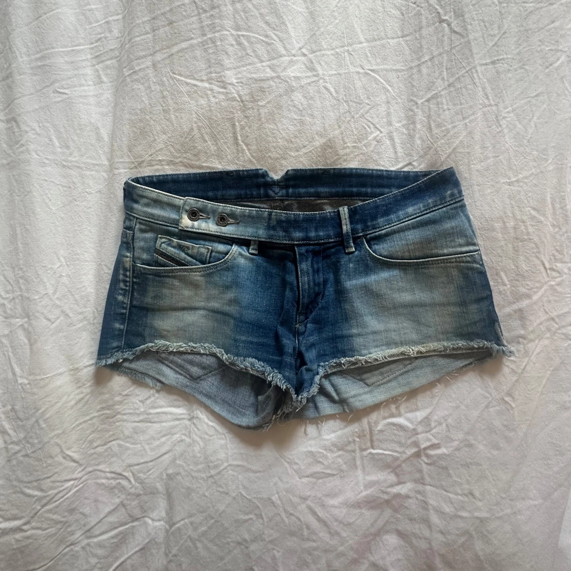 Blå jeansshorts från Diesel - 4