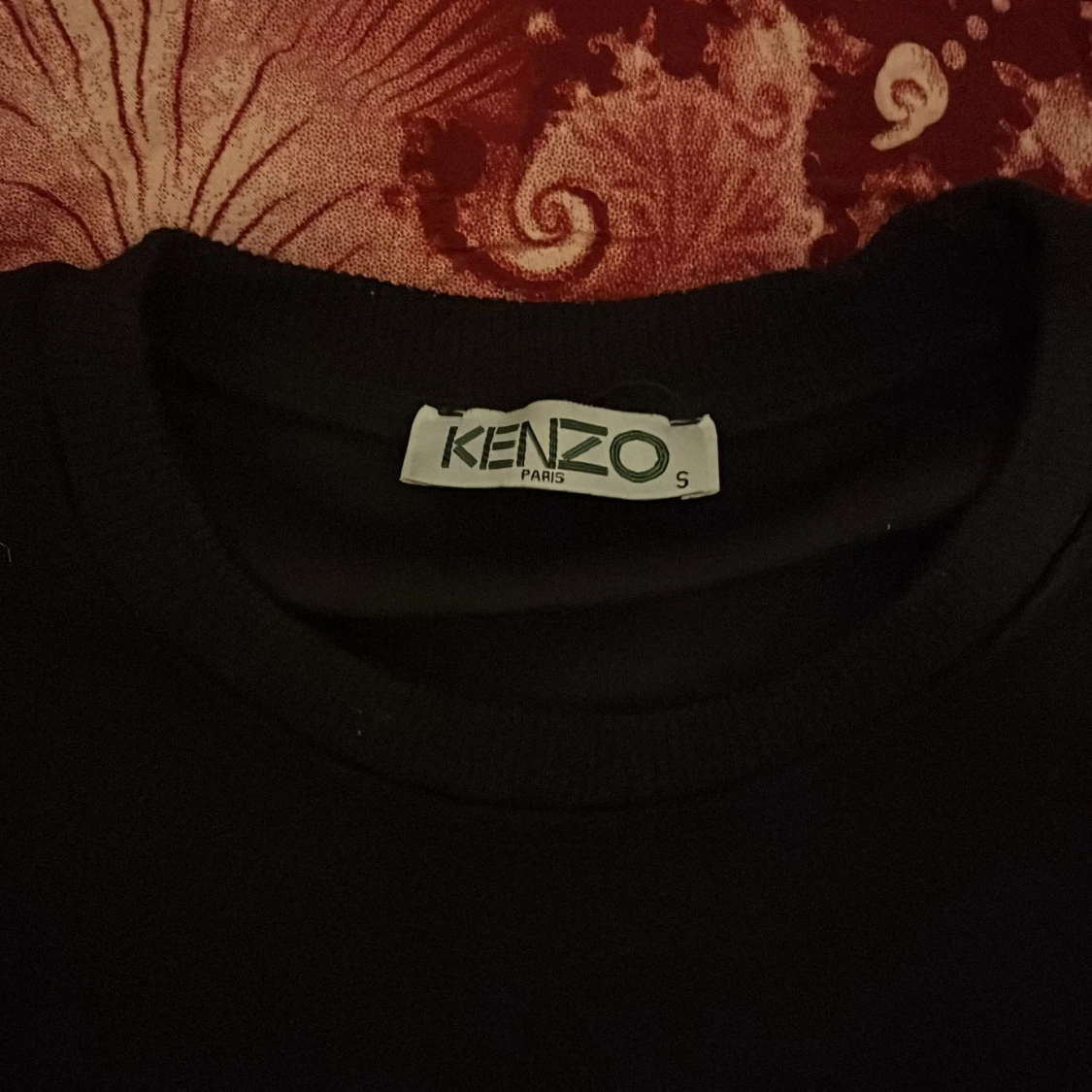 Svart Kenzo sweatshirt med logga - 1