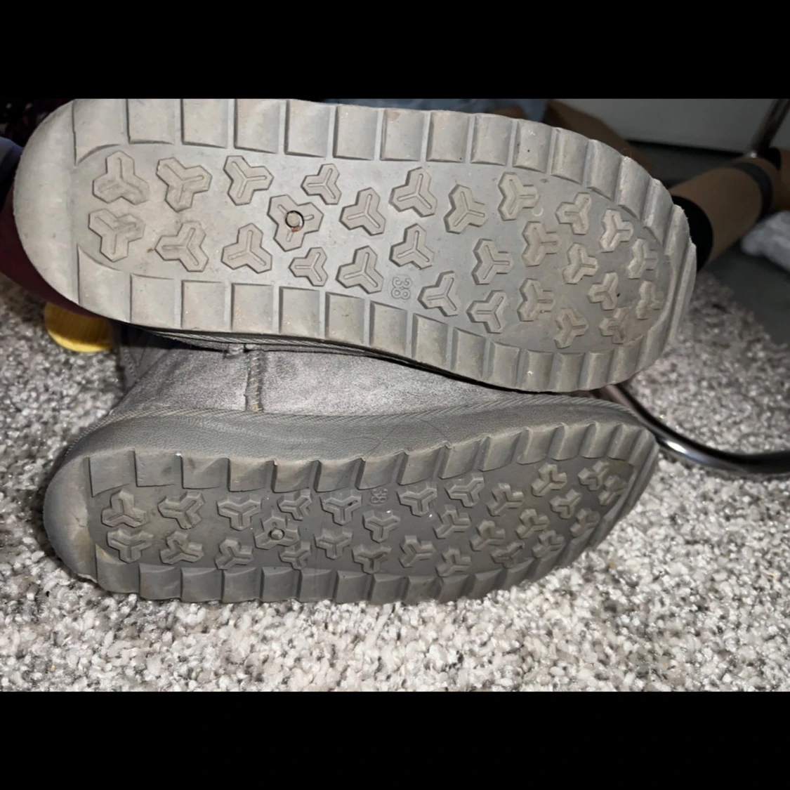 Grå boots med foder - 3