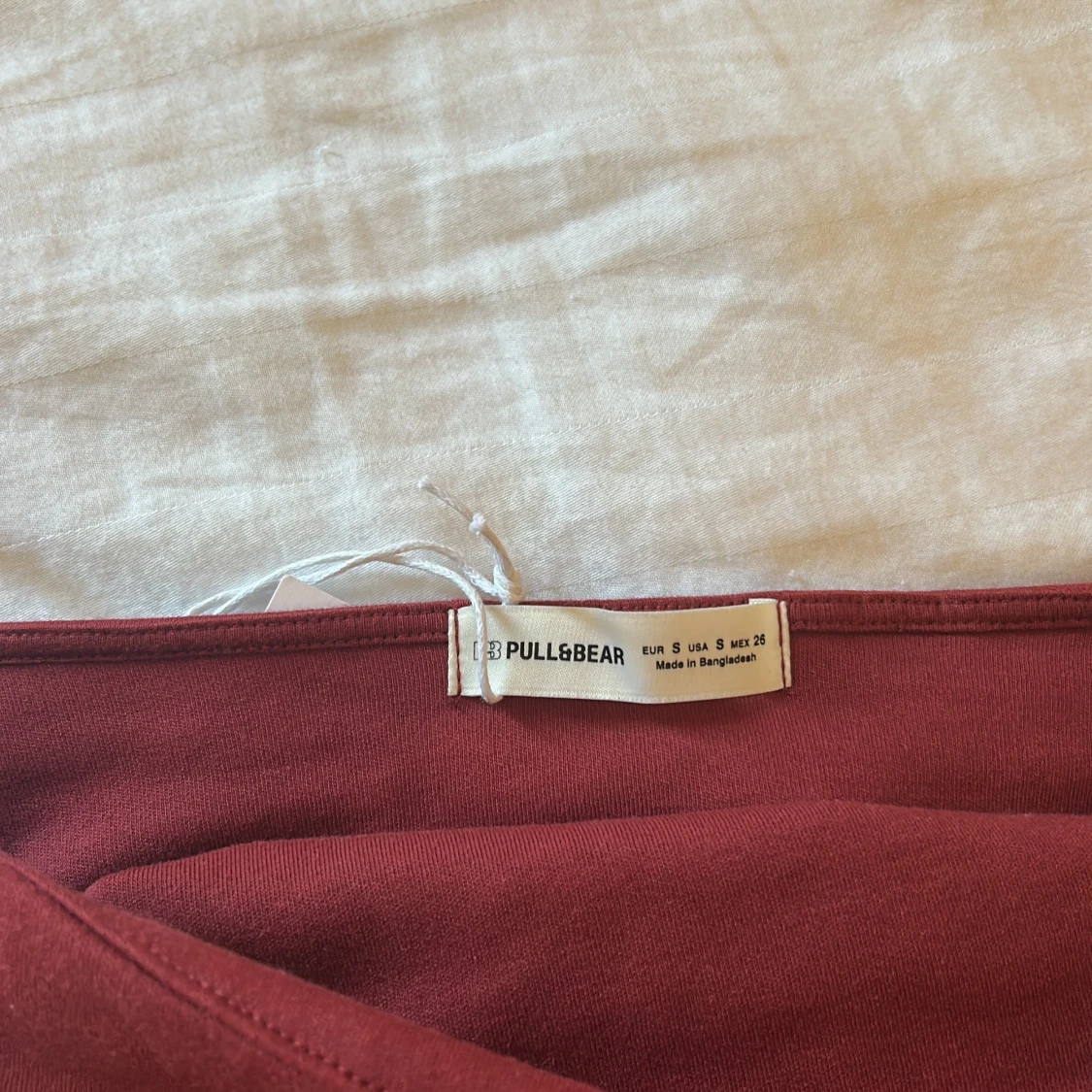 Vinröd tubtopp från Pull&Bear - 3