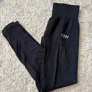 Svarta Icaniwill tights - Svarta tights från ICANIWILL. Modell: Ribbed define seamless. Storlek: XS.