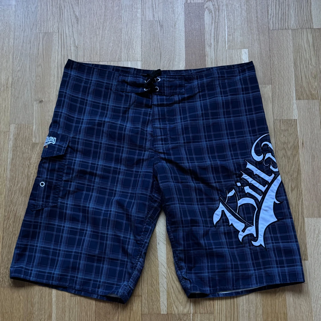 Billabong Blå Rutiga Board Shorts