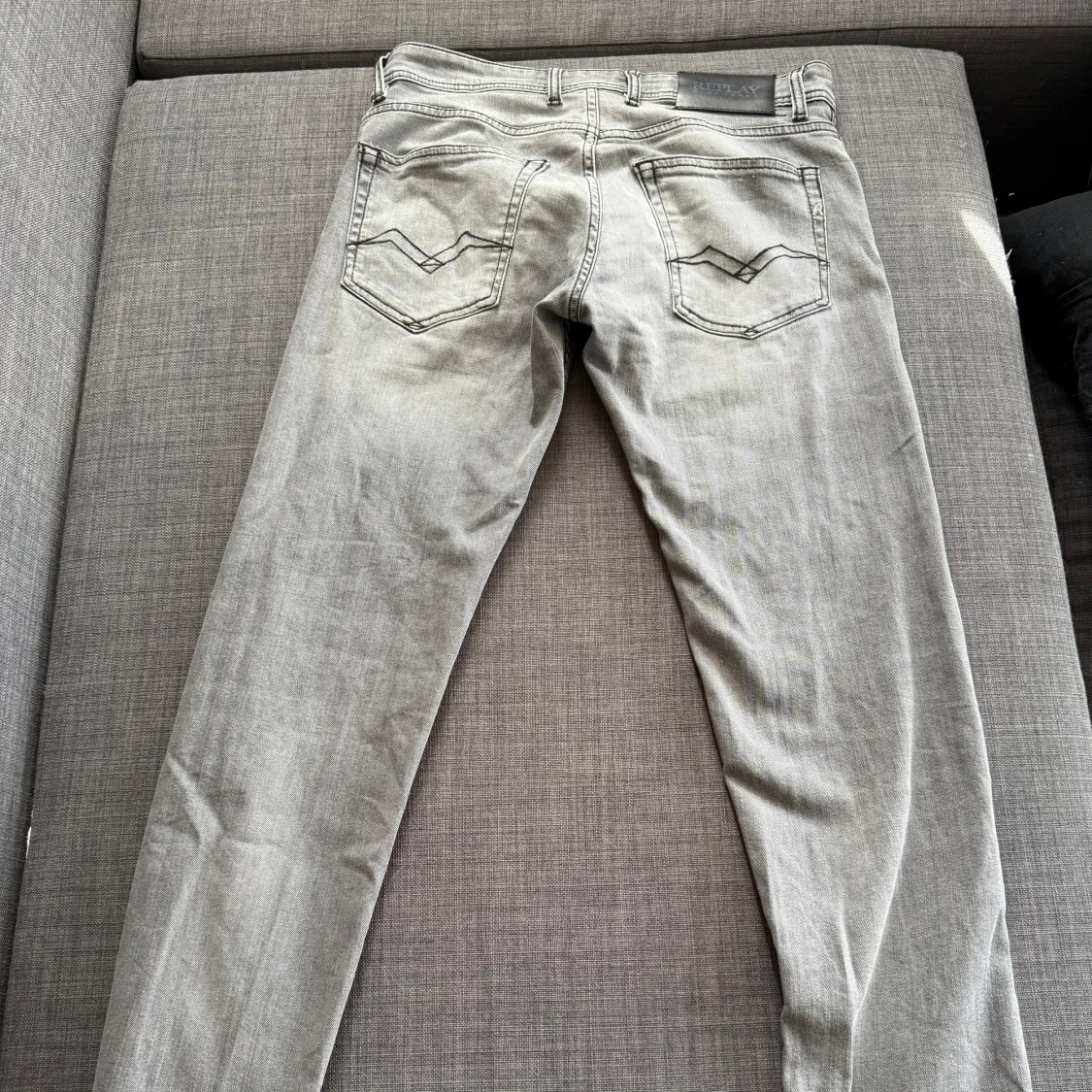 Replay Grover grå jeans straight fit - 1
