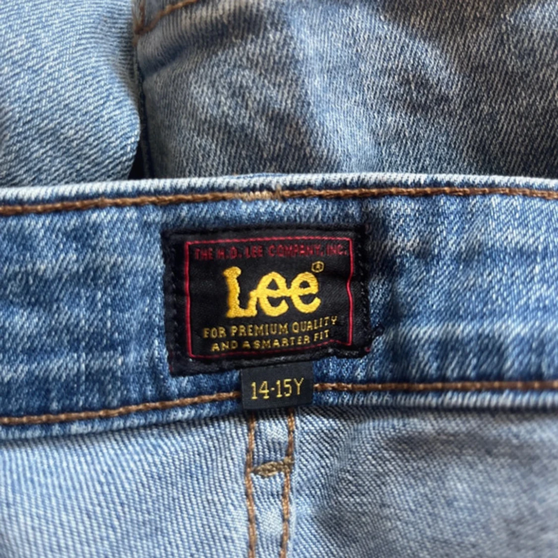 Blå Lee jeans straight fit 14-15Y - 2