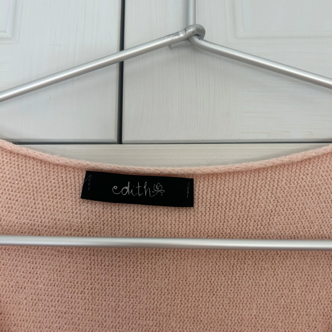 Ljusrosa stickad tröja från Edith - 2