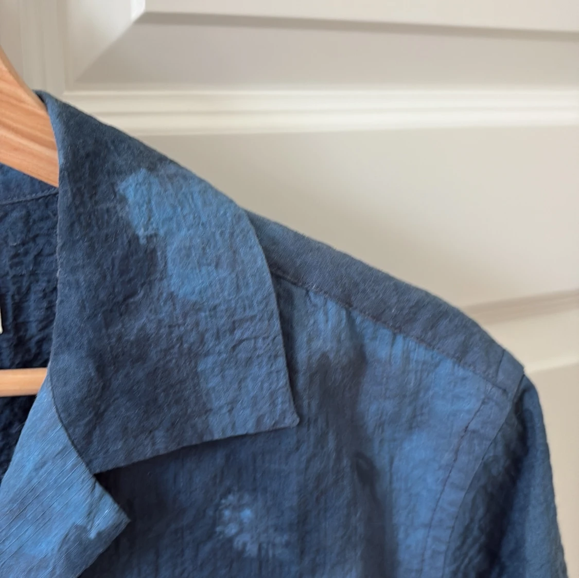 Blå kortärmad skjorta från Zara - 2