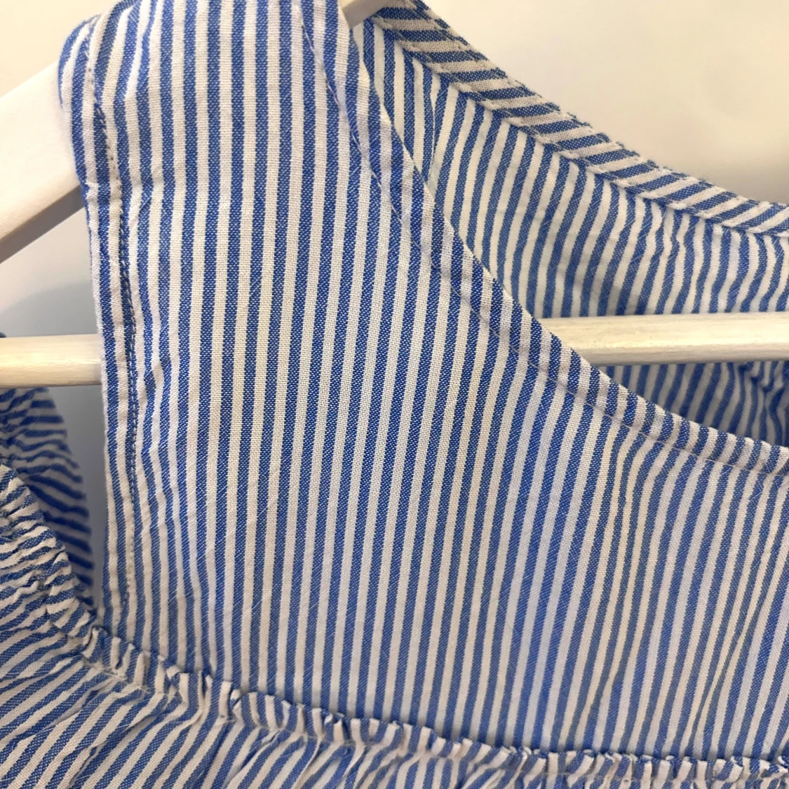 Blåvit offshoulder blus från H&M st 170 - 1