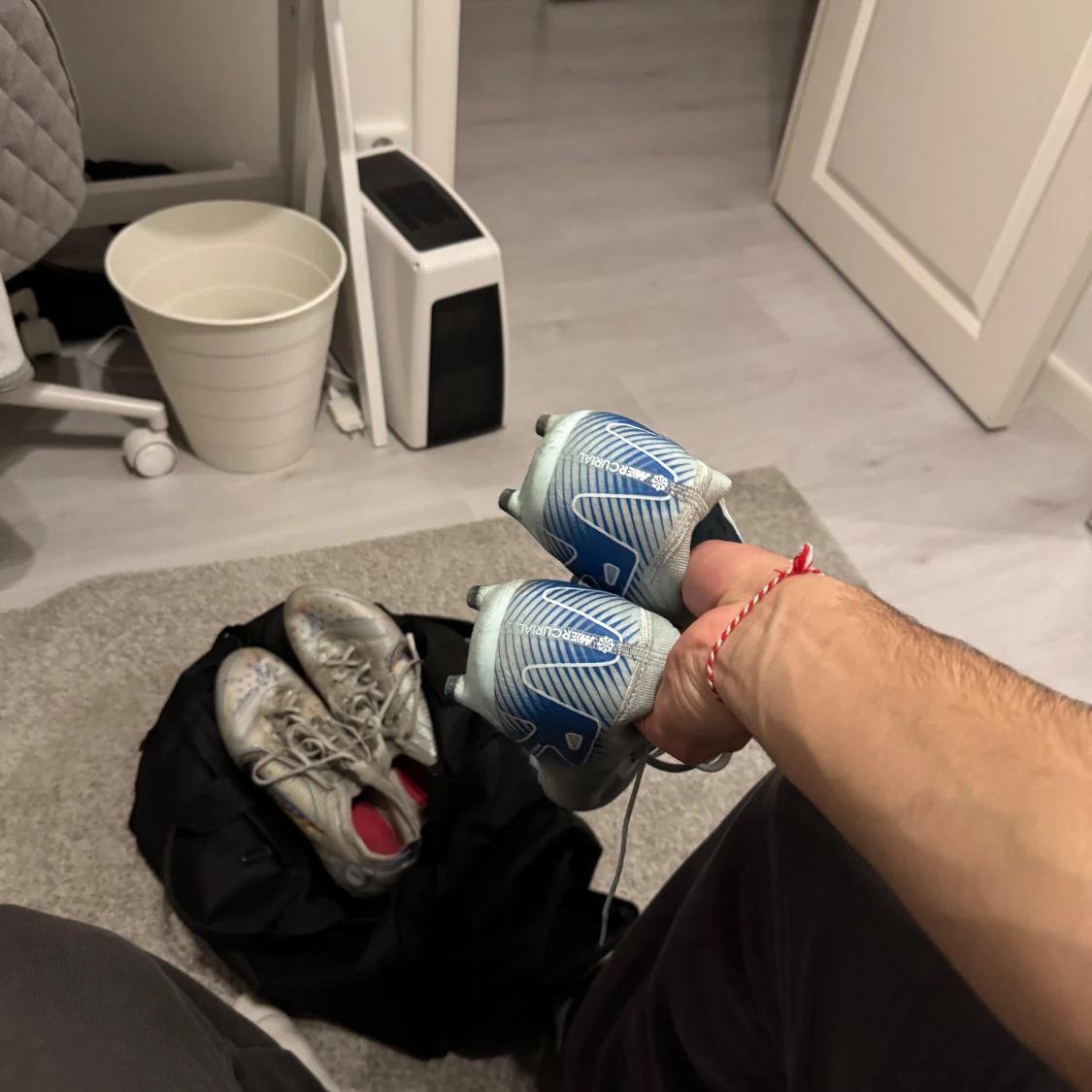 Ljusblå fotbollsskor från Nike - 3