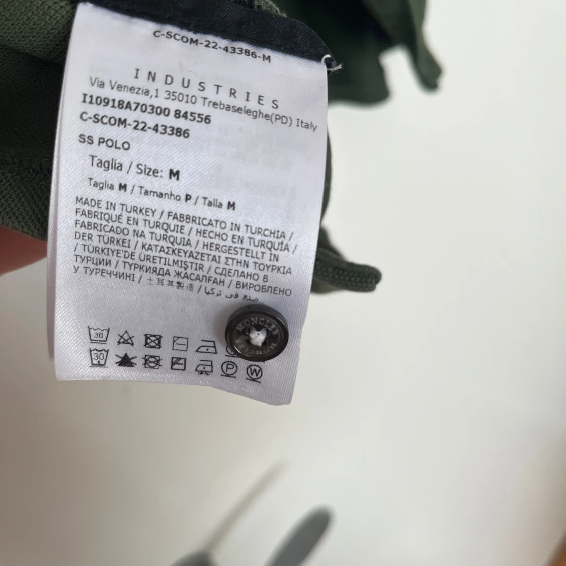 Grön pikétröja från Moncler - 2