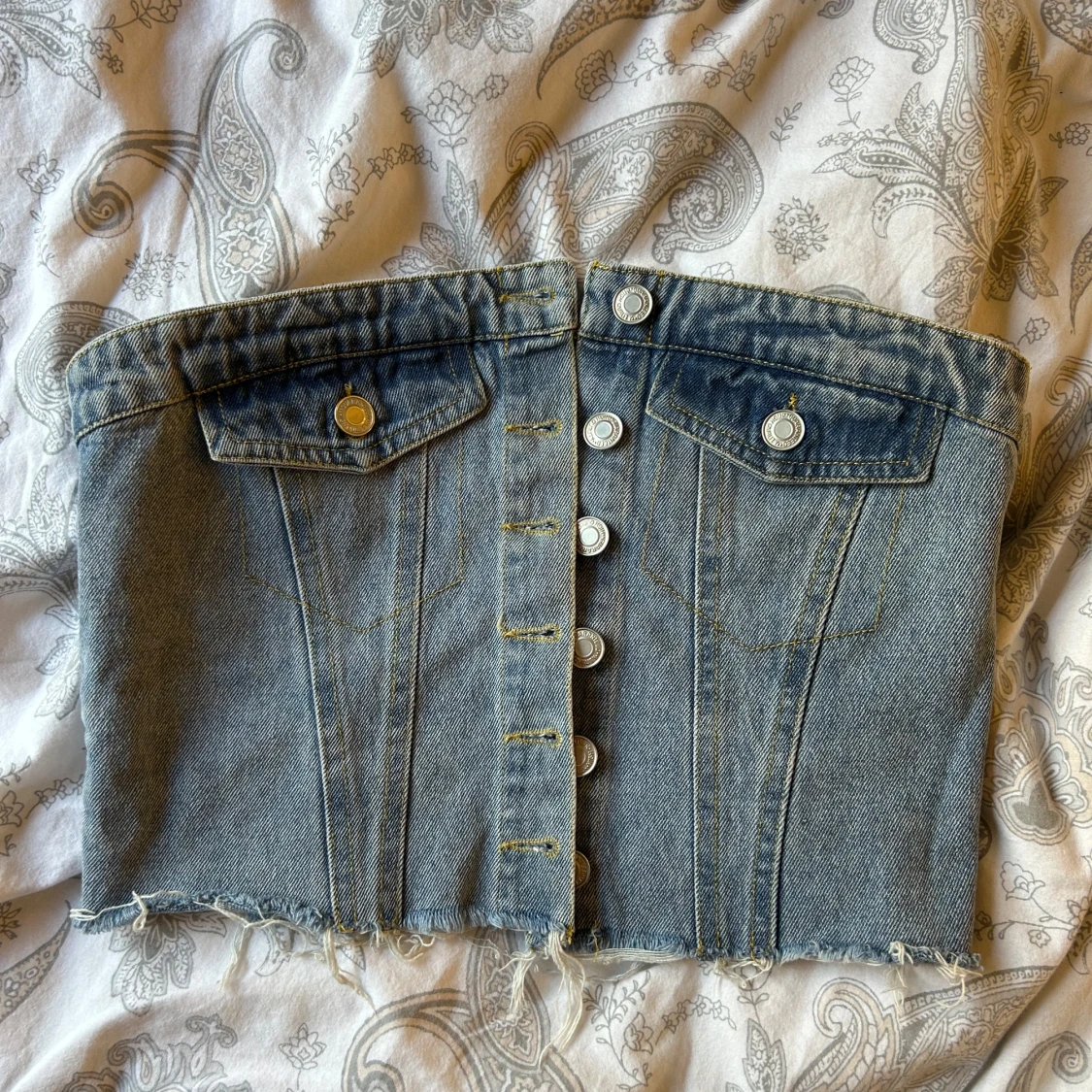 Jeans bandå topp - 2