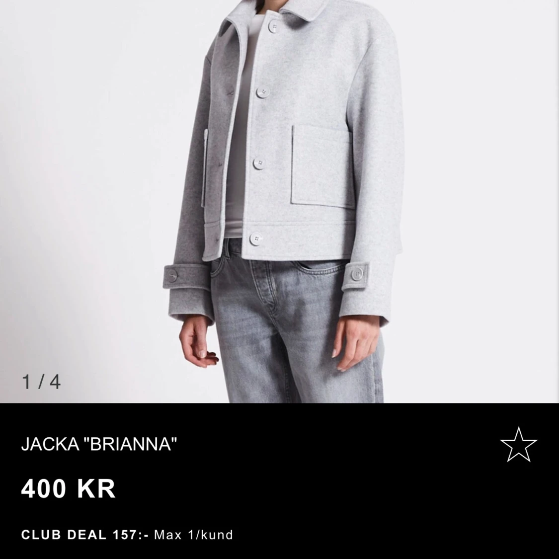 Grå kappa 'Brianna' från 157 - 3