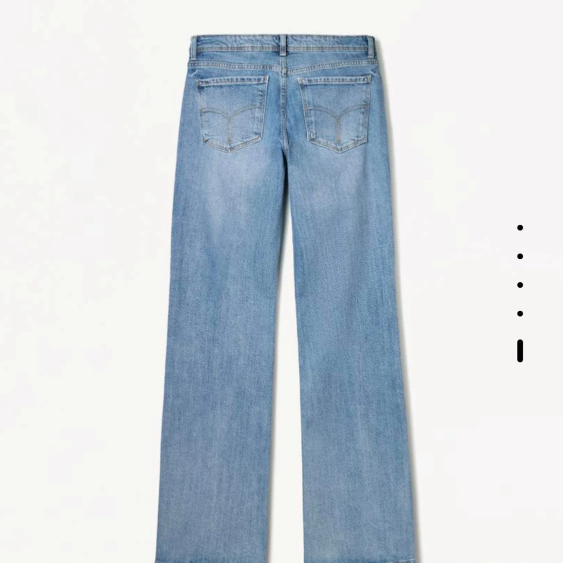 Ljusblå bootcut jeans  - 1