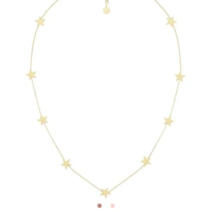 Guldhalsband med stjärnor från edblad - Guldhalsband från edblad endast använd en gång så i nytt skick❣️❣️