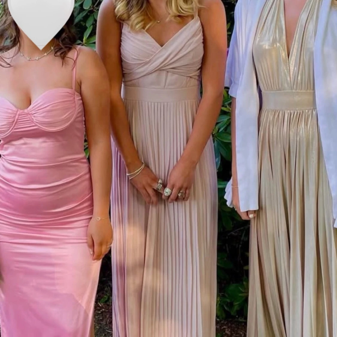 Ljusrosa bal klänning - 1