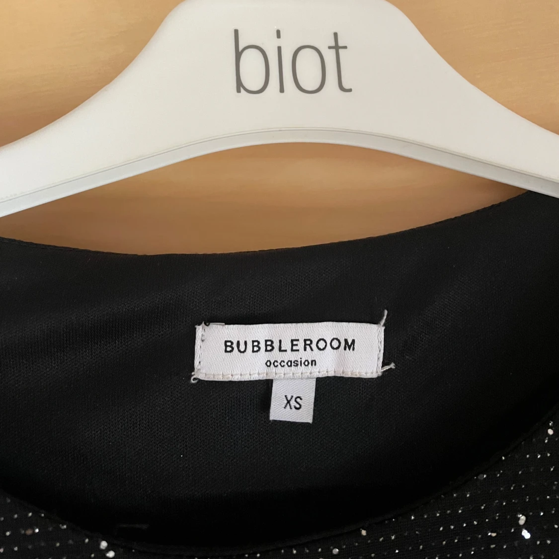 Svart glittrig balklänning  - 3