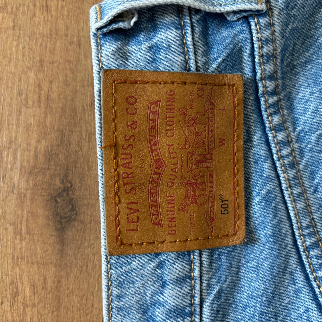 Levis 501 ljusblå jeans - 3