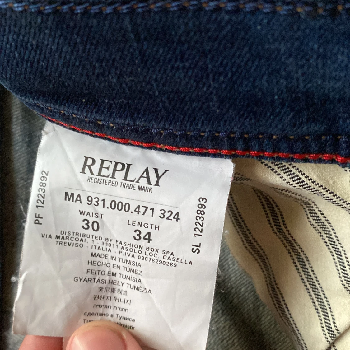 Blå Replay Jondrill jeans - 1