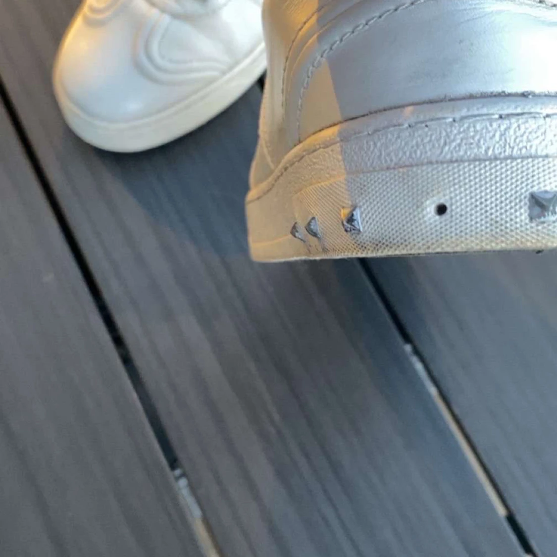 Vita Valentino sneakers med snörning - 4