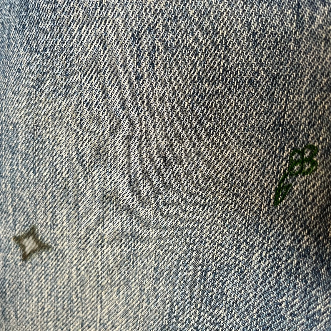 Levis 501 blå jeans med rå kant - 2