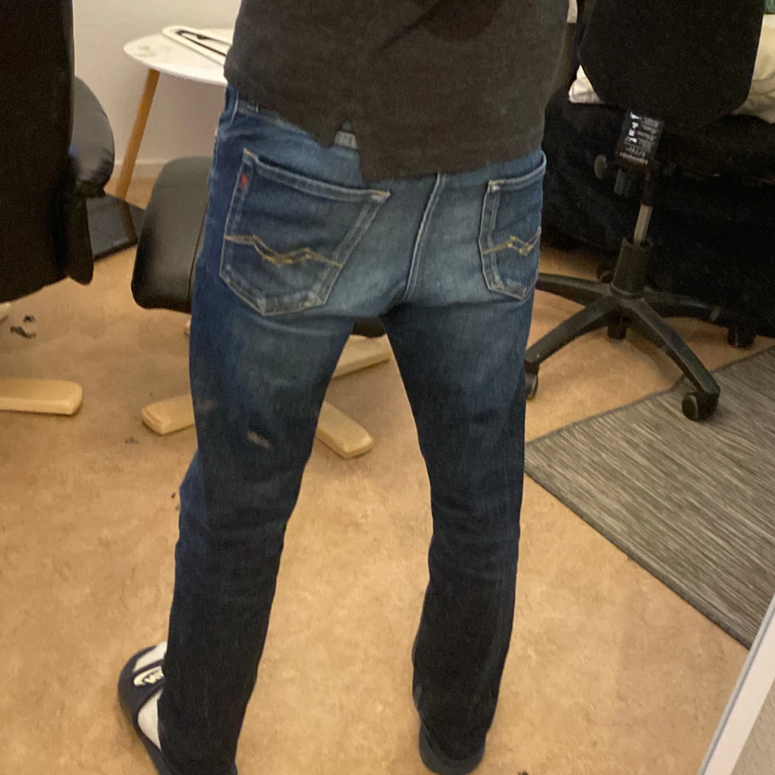 Blå jeansbyxor från Replay - 2