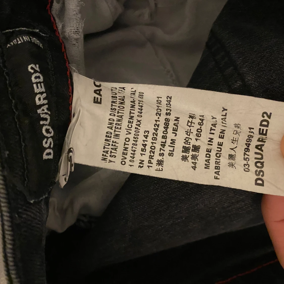 Svarta jeansbyxor från Dsquared2 - 3