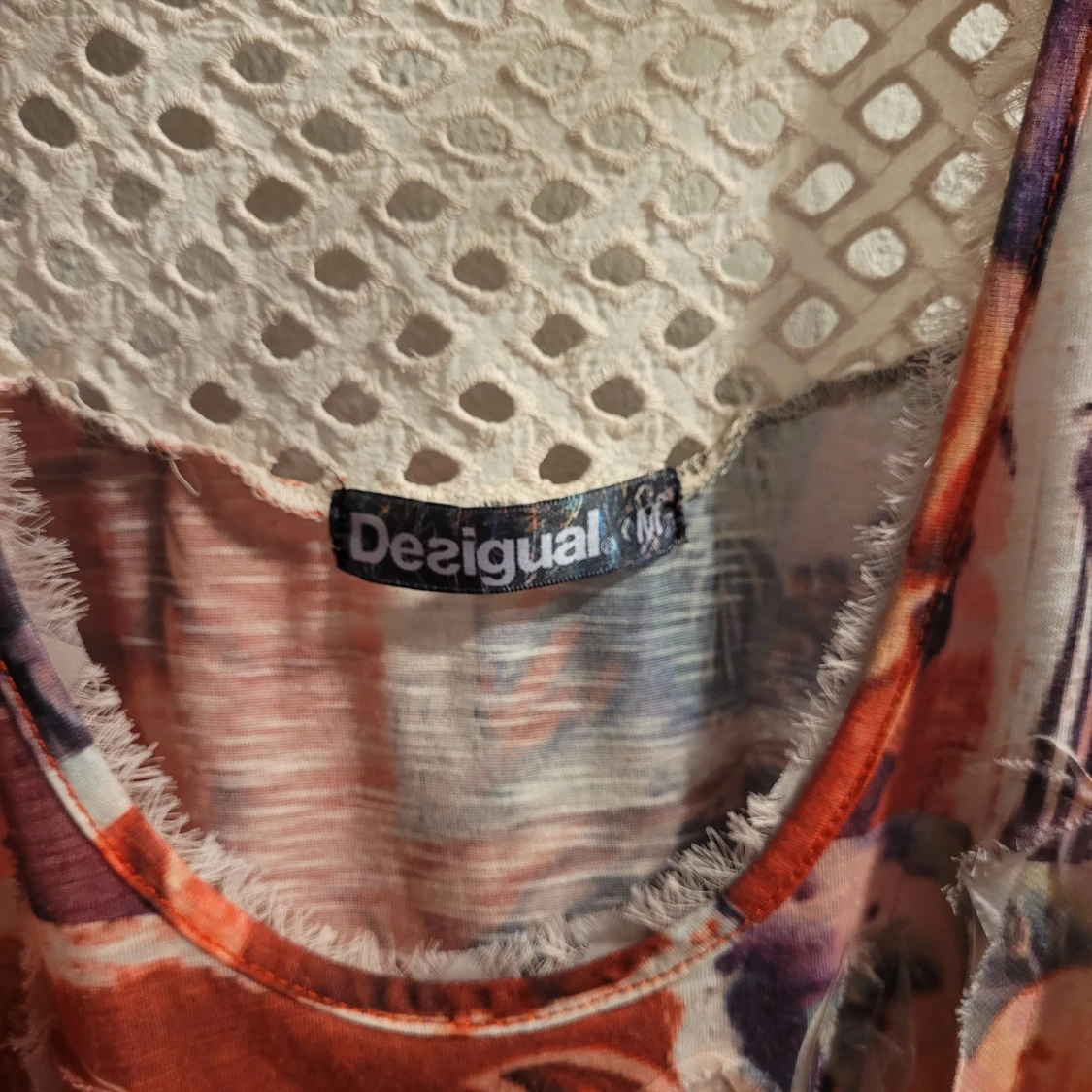 Desigual, flerfärgad klänning, stl M - 3