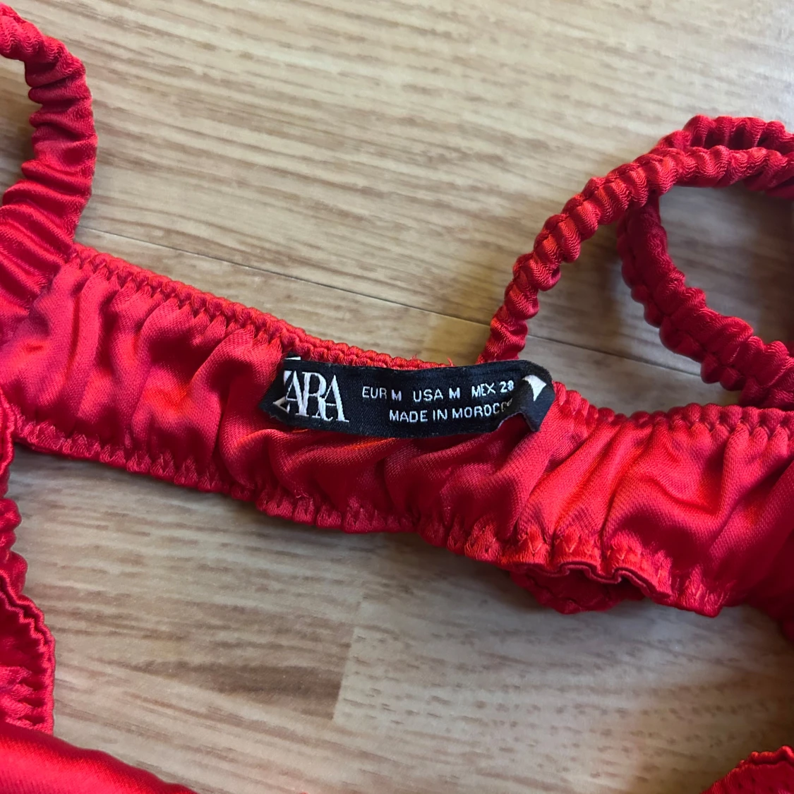 Röd långklänning från Zara - 3