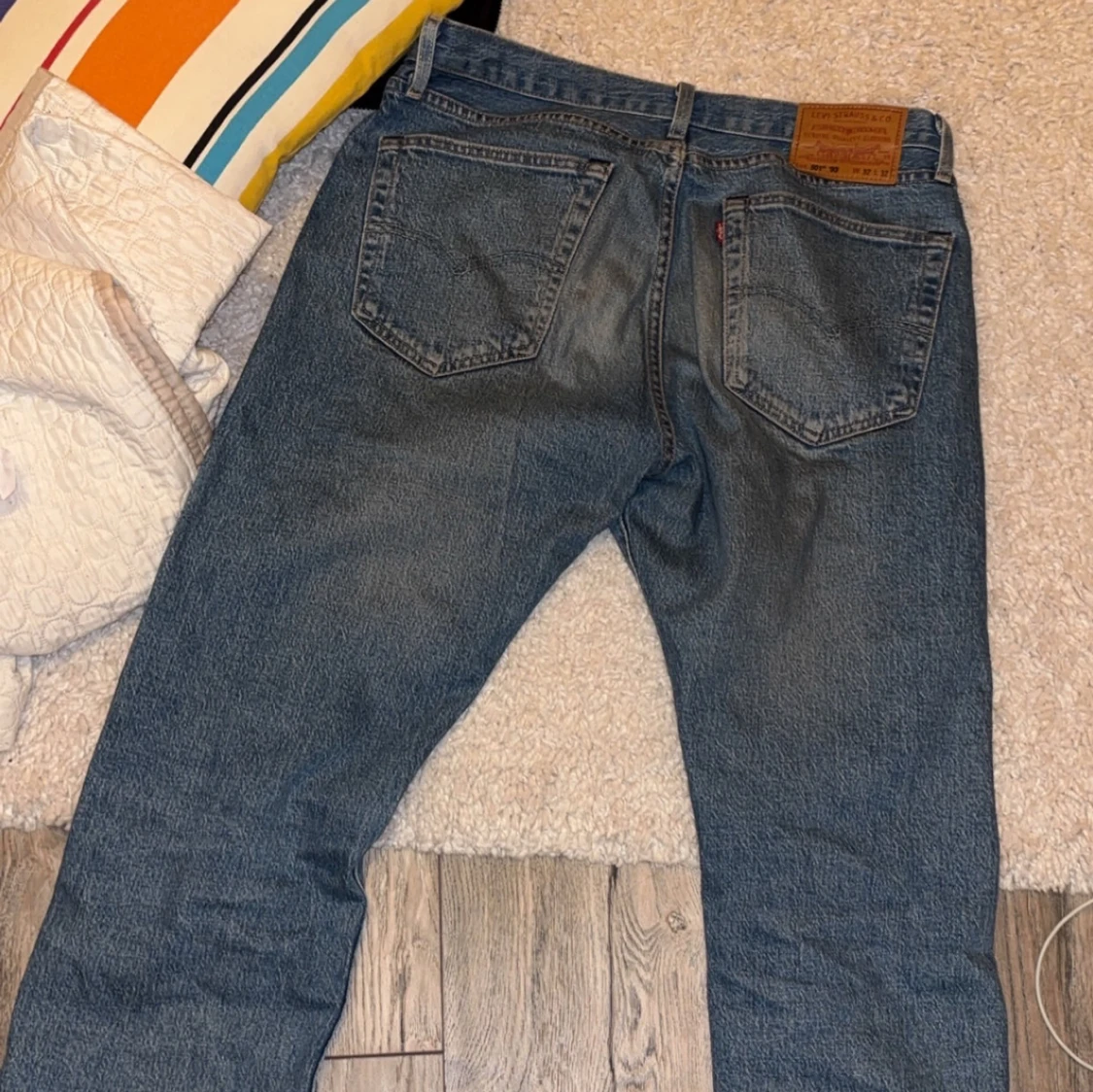 Levis 501 blå jeans - 1