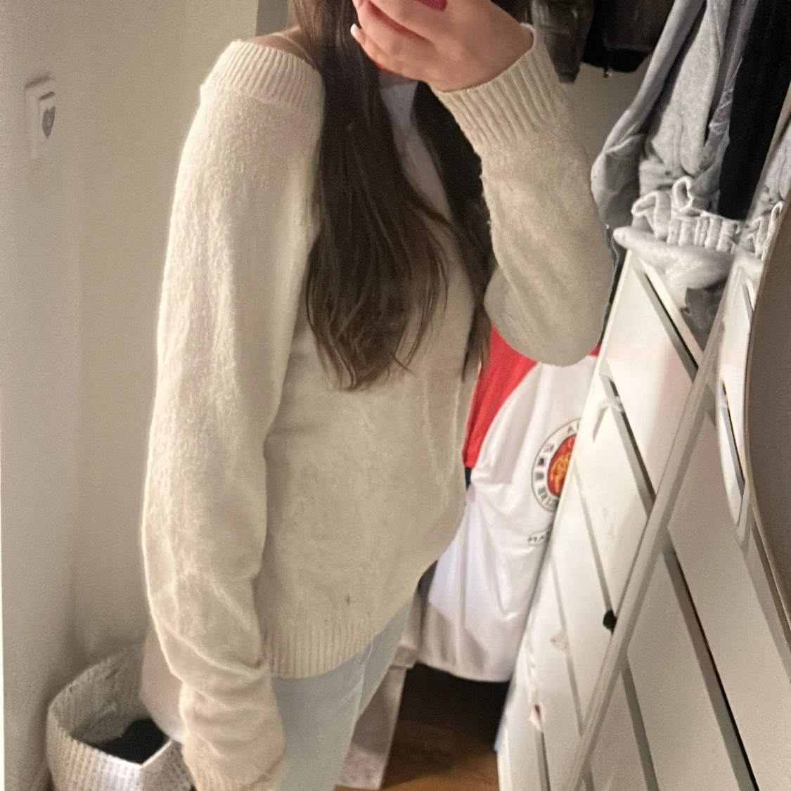  vit stickad tröja från Vero Moda - 1