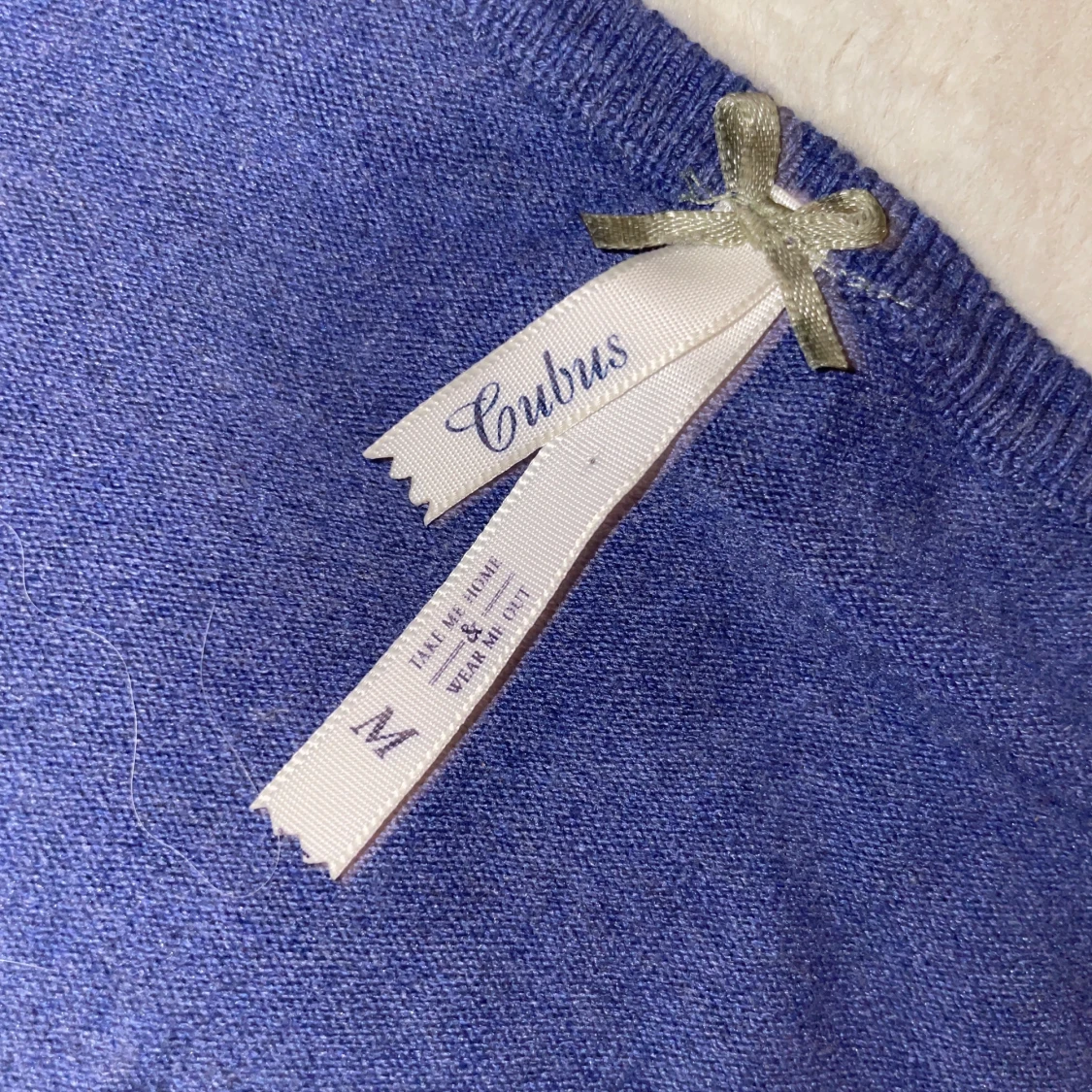 Blå ribbad tröja från Cubus - 3