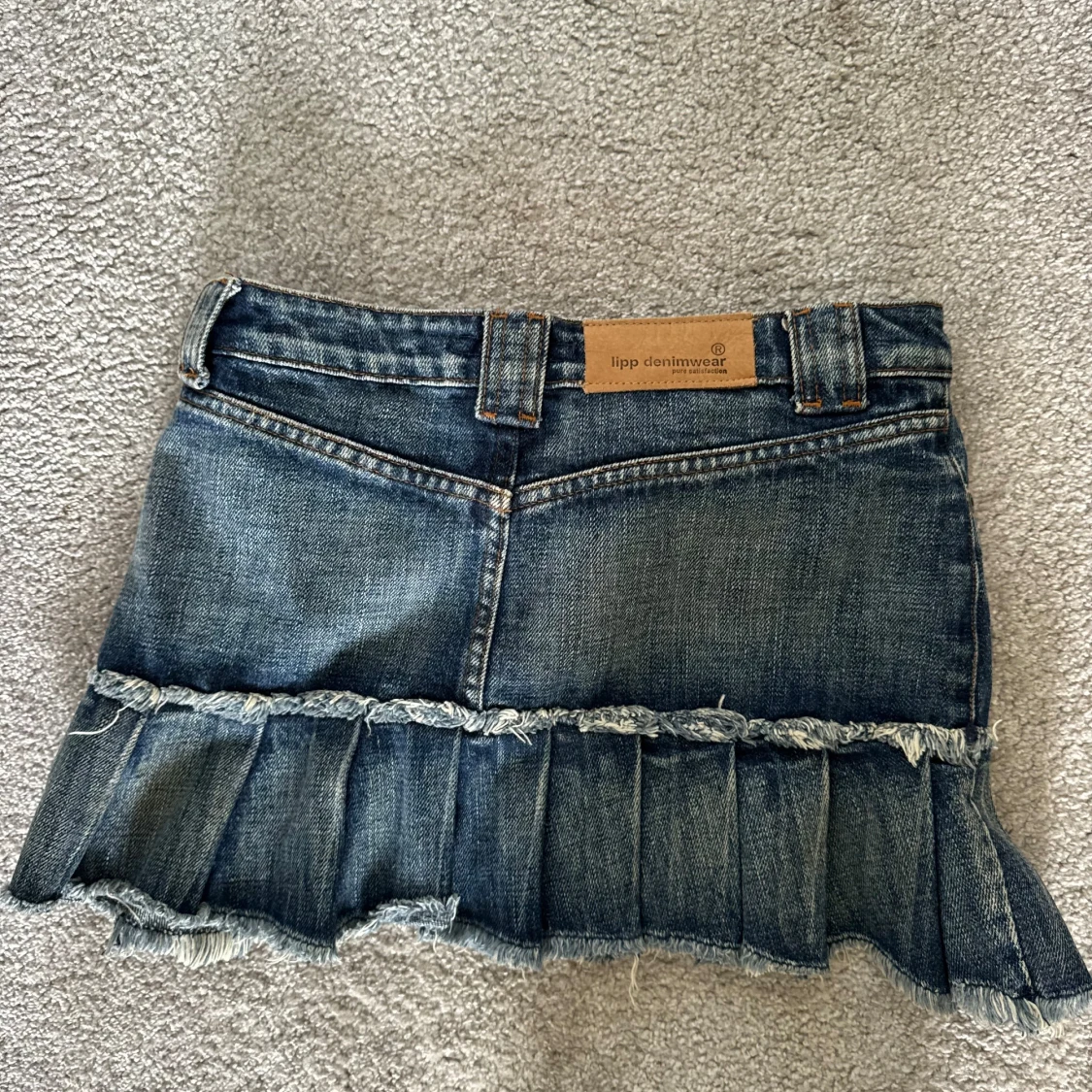 Jeanskjol med volang från Lipp Denimwear - 1