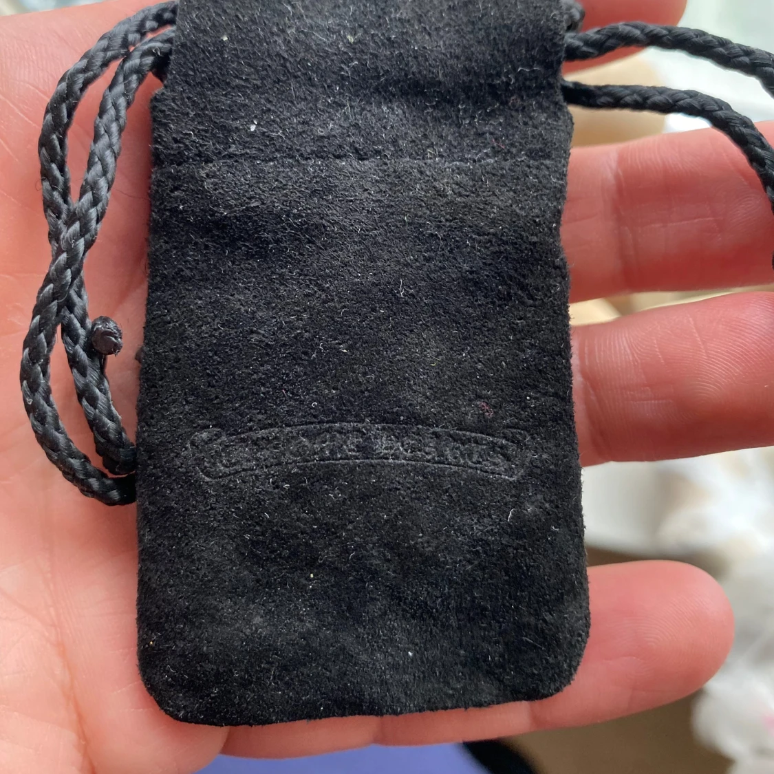 Chrome hearts dagger pendant med silverkedja  - 4