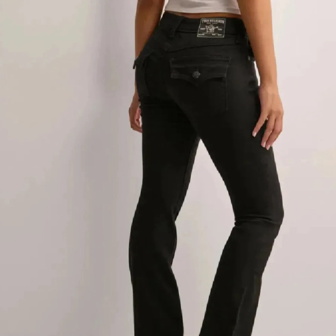 Svarta True Religion bootcut jeans