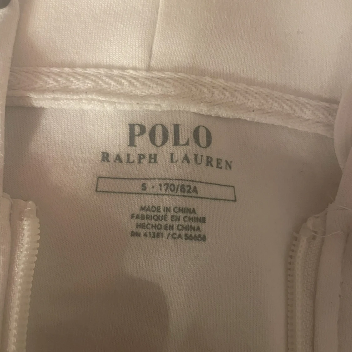 Vit hoodie från Ralph Lauren - 1