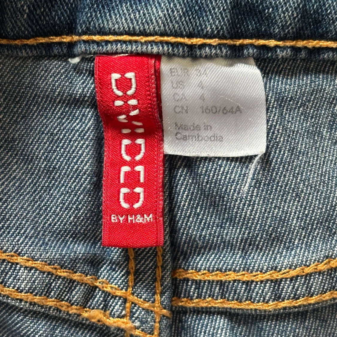 Blå jeansshorts från H&M - 2