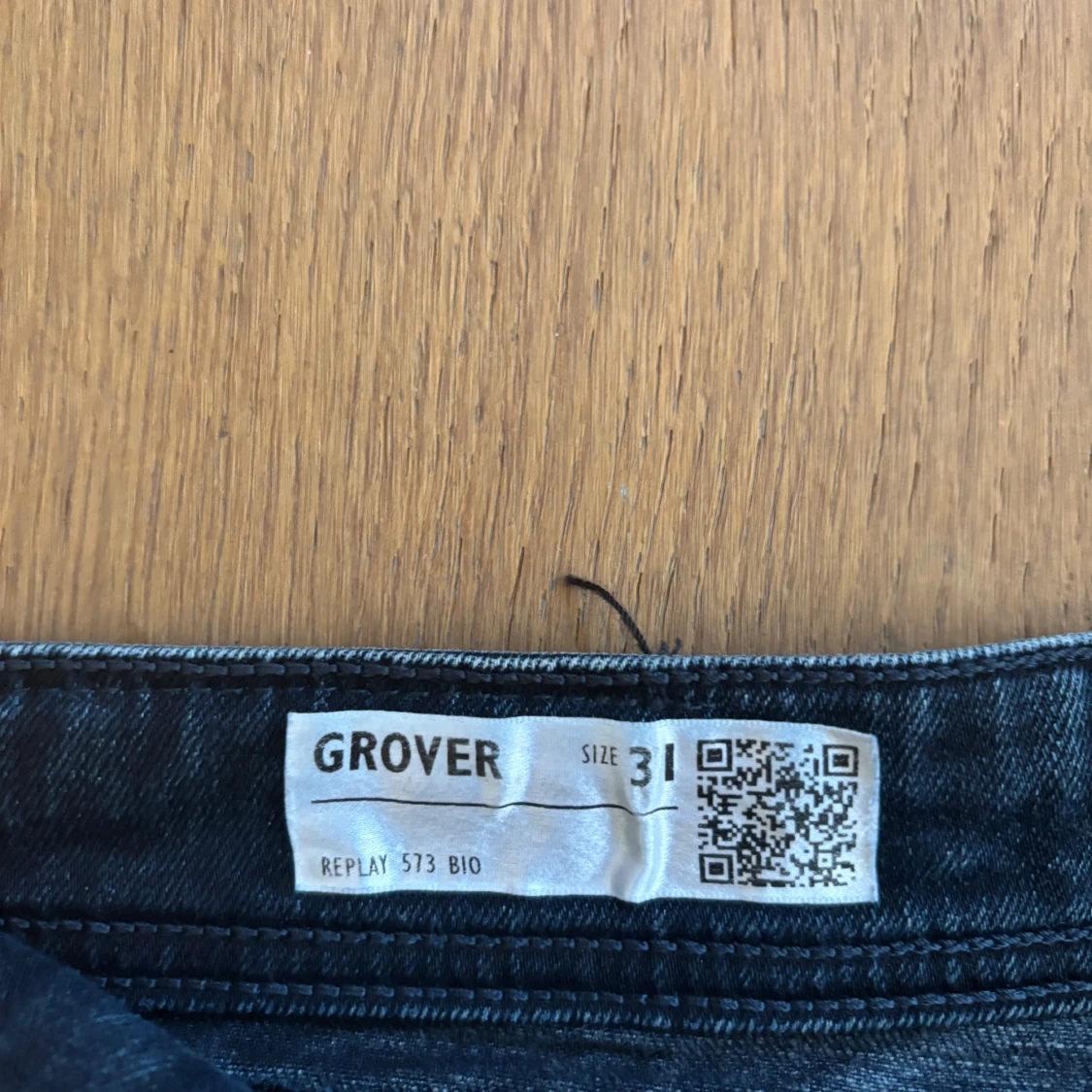 Mörkblå Replay Grover jeans - 3