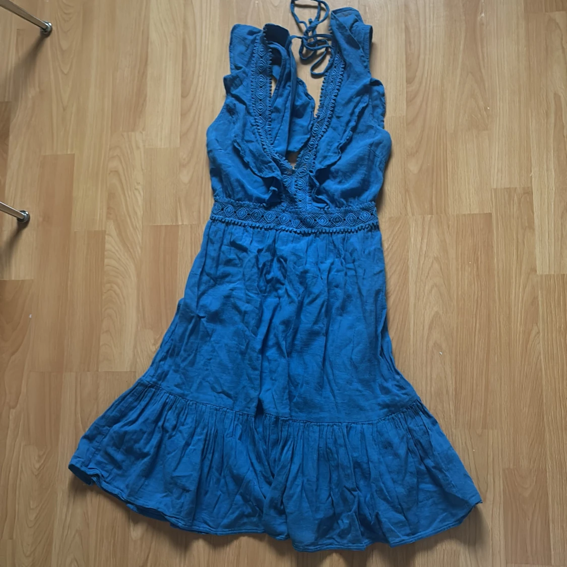 Blå omlottklänning från Calzedonia - 1