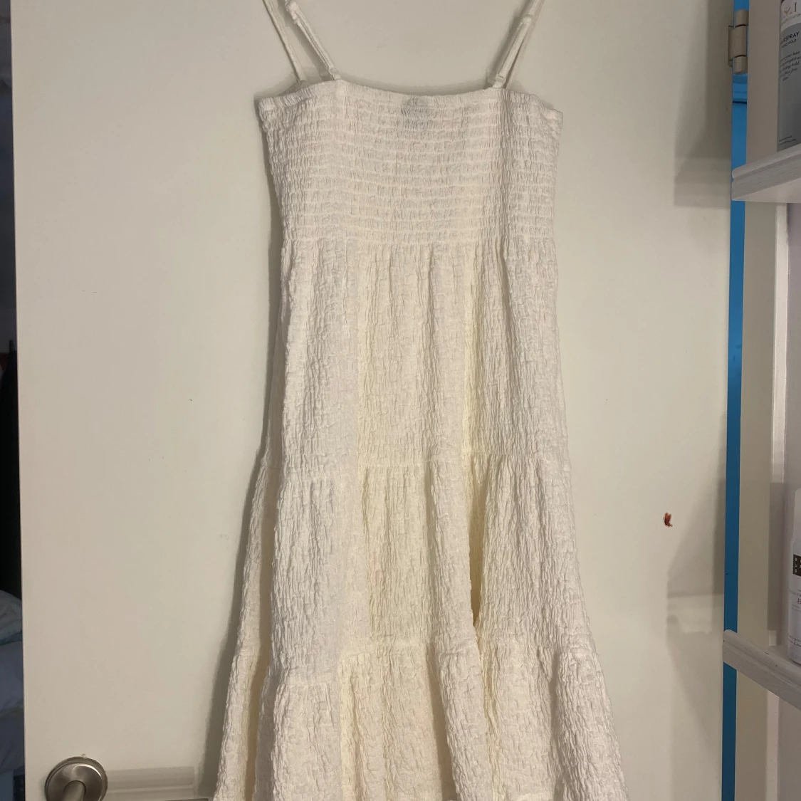 Vit sommarklänning  - 3