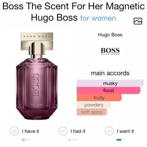 Hugo boss parfym  - Helt ny, testad endast. 50ml. Hugo boss magnetic❤️‍🔥🌹💋🍓