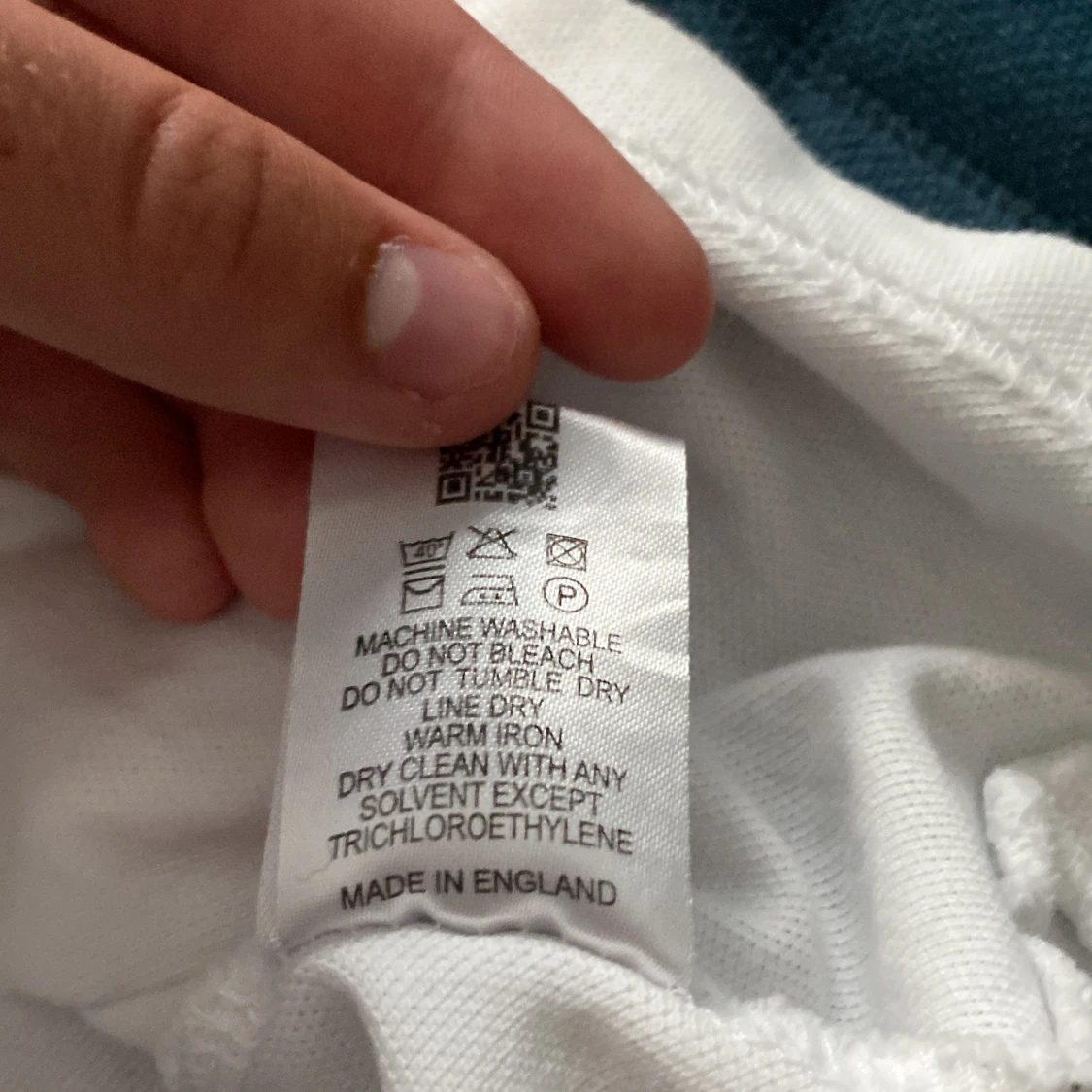 Vit pikétröja från Burberry - 4