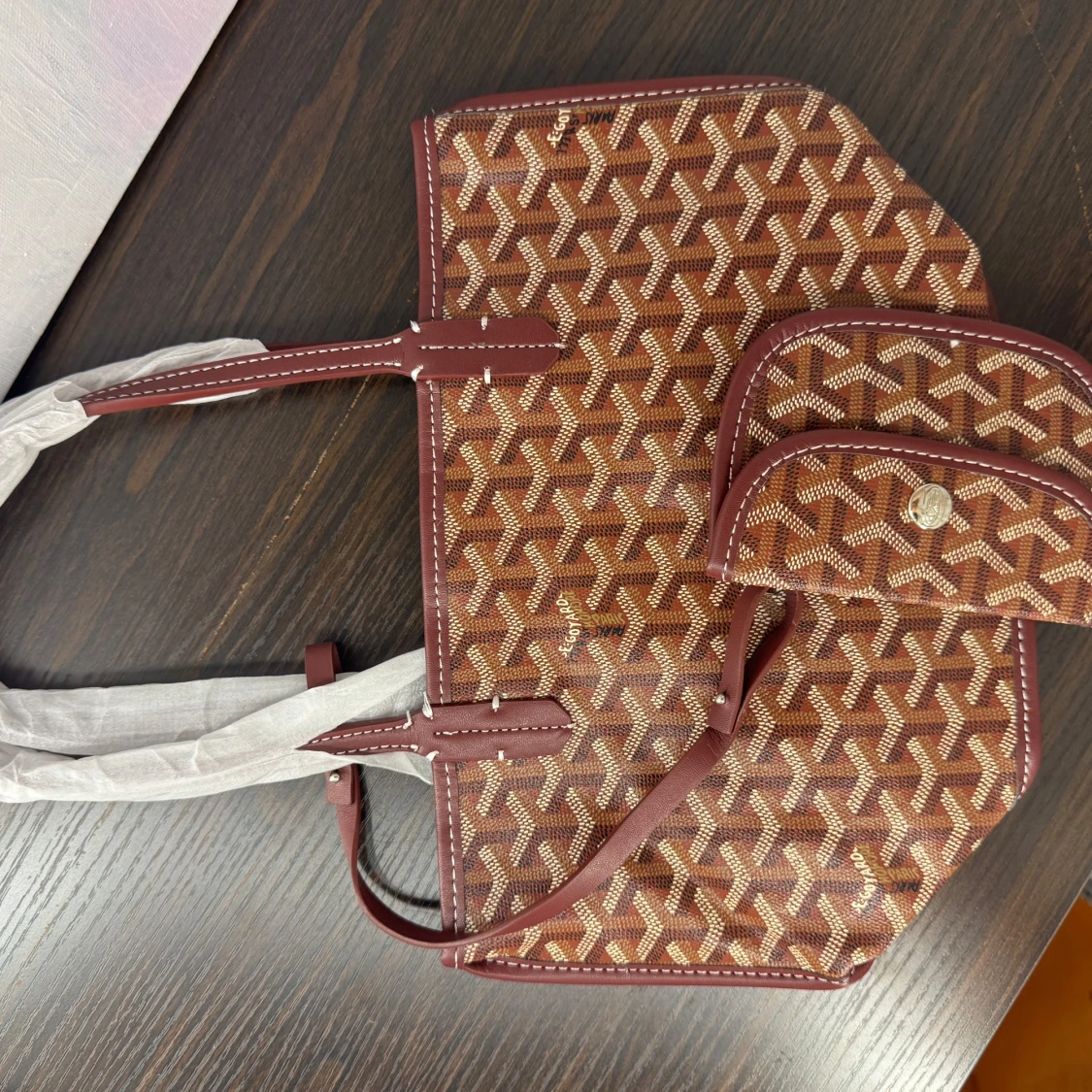 A master helt ny väska