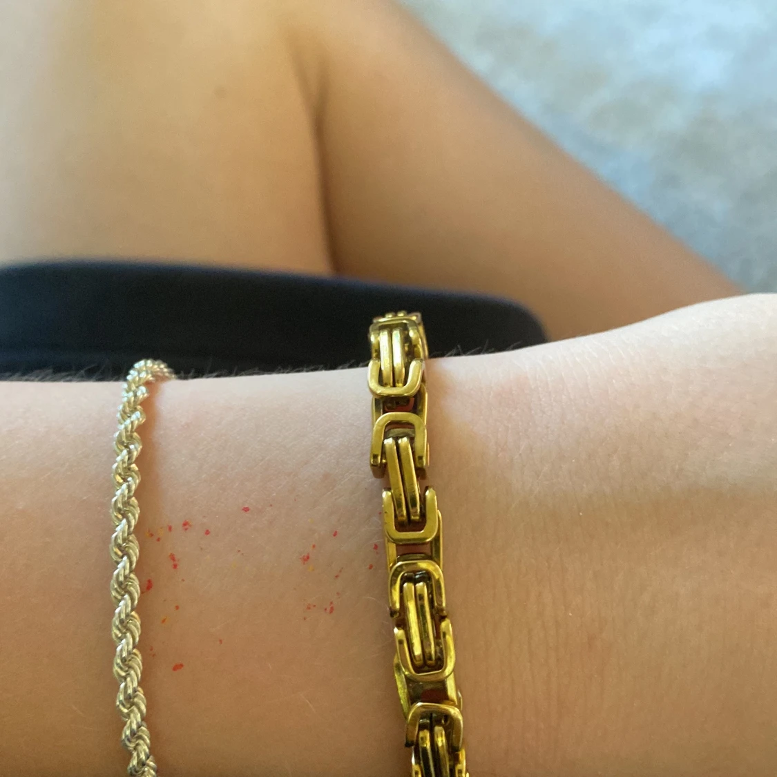 Chunky guldarmband  - 2