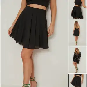 Superfin svart volang kjol från nakd. Kjolen är knappast använd så den är som helt ny. Säljer kjolen eftersom jag inte tycker att den passar mig. Pris kan diskuteras!