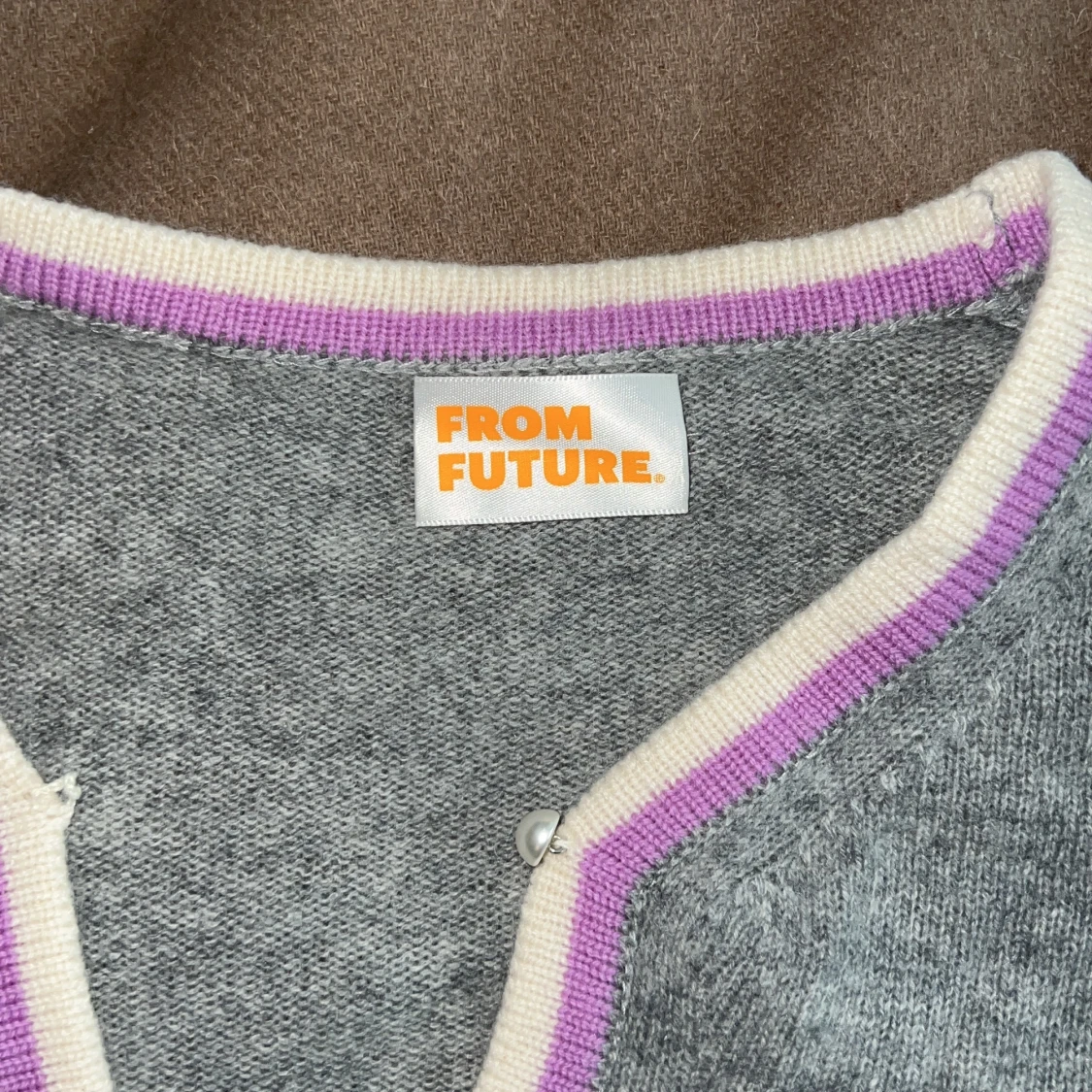 Grå kashmir kofta - 90