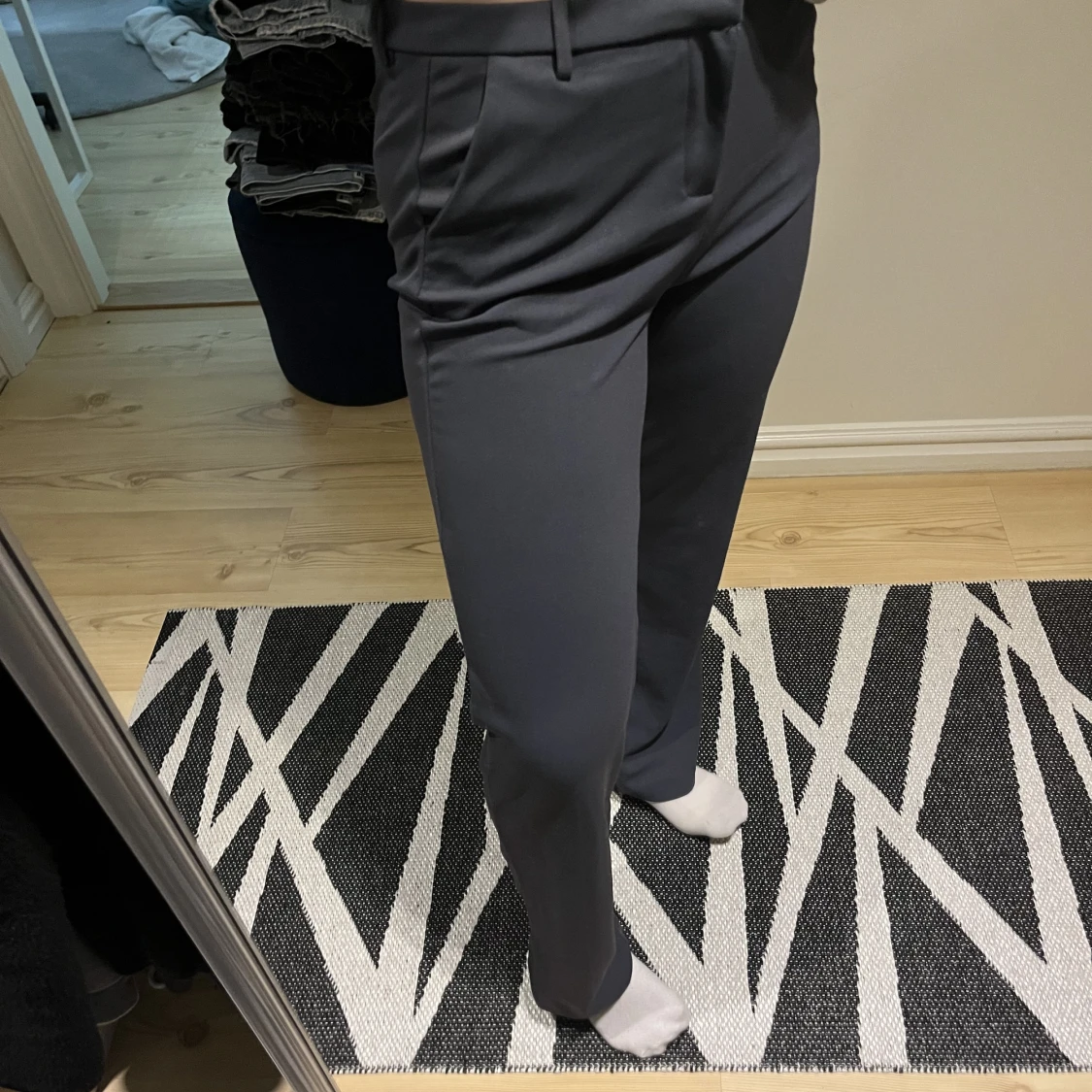 Kostymbyxor grå - 90