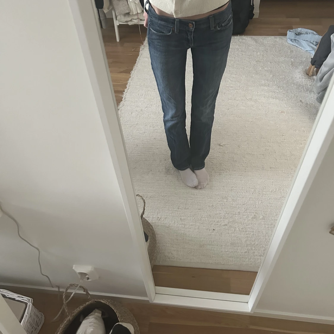 Lågmidjade jeans  - 90