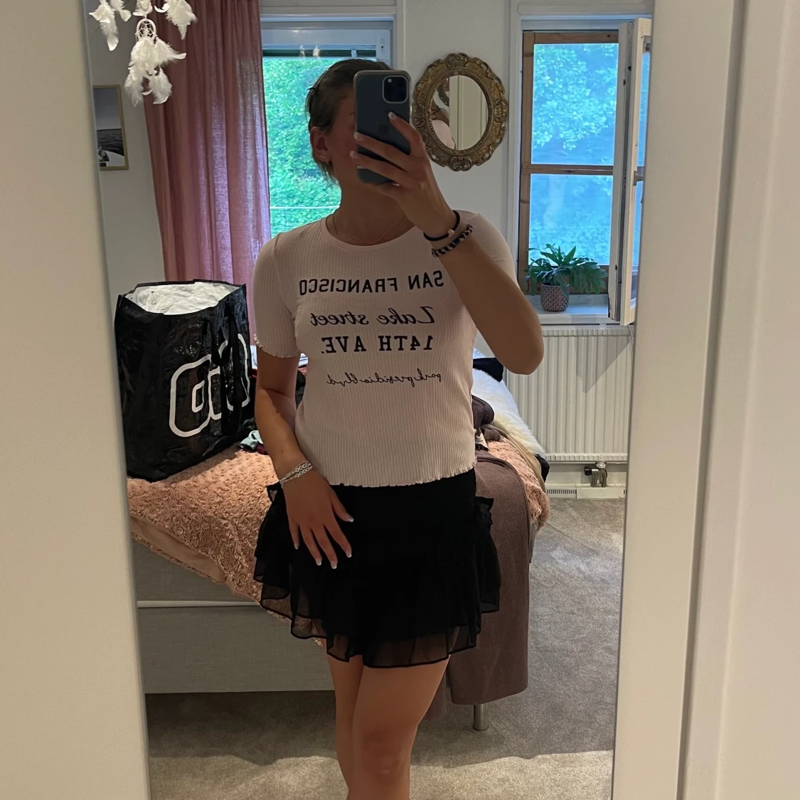 Rosa mjuk T-shirt från H&M