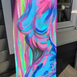 Tavla - Målning av kvinnokropp målad av mig, pris diskuteras vid Intresse🌸