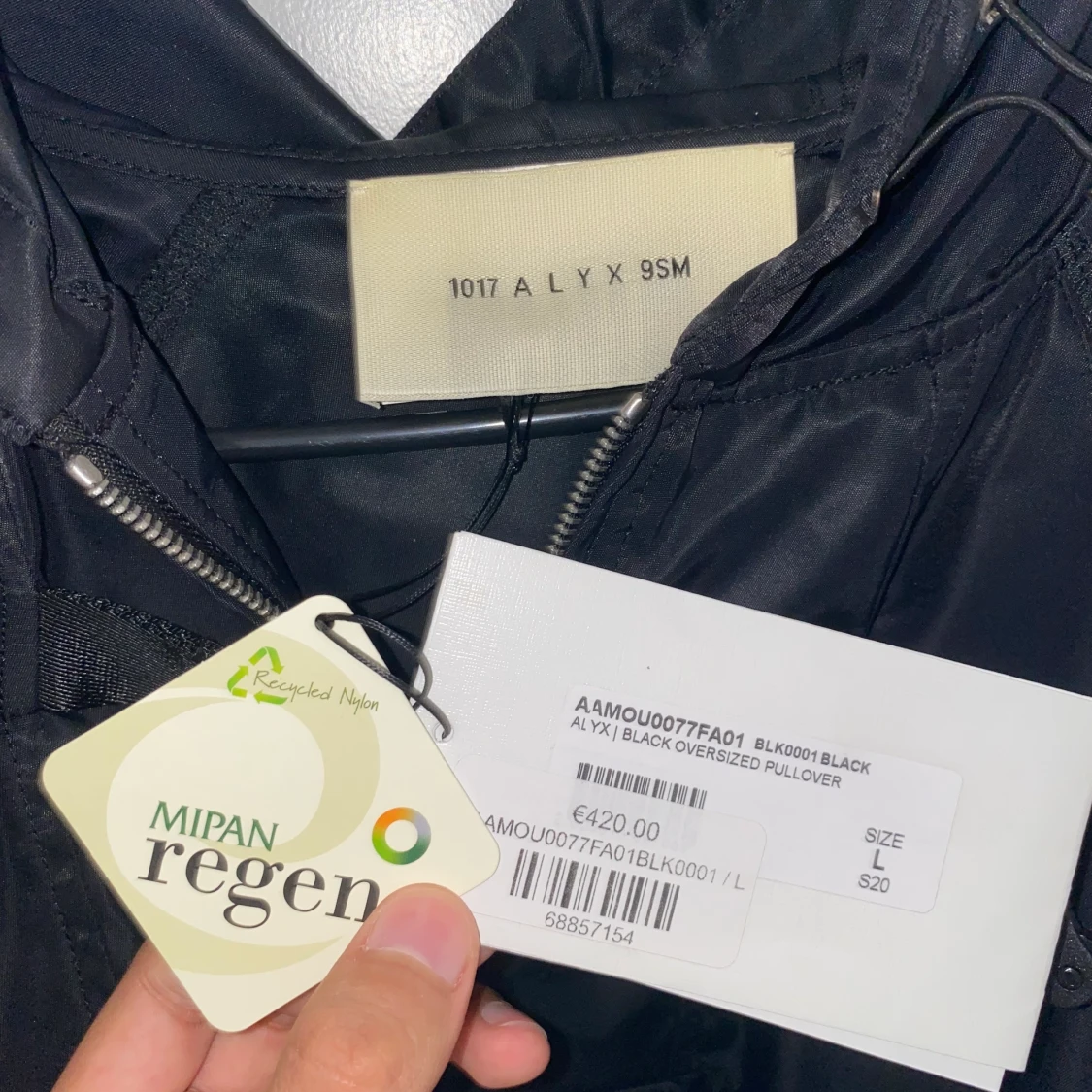 1017 ALYX oversized rain pullover  - 91